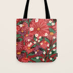 red garden Tote Bag Gallery Image 1