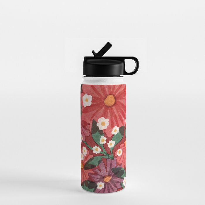 red garden Water Bottle Gallery Image 1