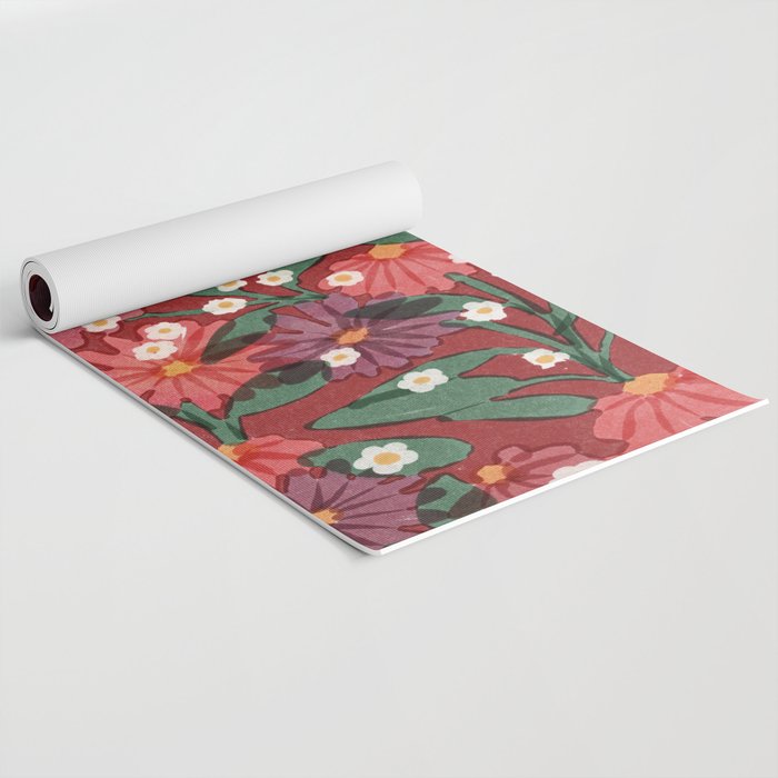 red garden Yoga Mat Gallery Image 2
