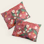 red garden Pillow Sham Gallery Image 3