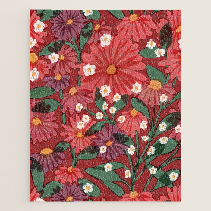 red garden Jigsaw Puzzle Gallery Image 1