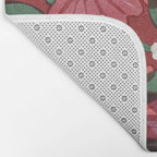 red garden Bath Mat Gallery Image 2