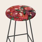 red garden Stool Gallery Image 2