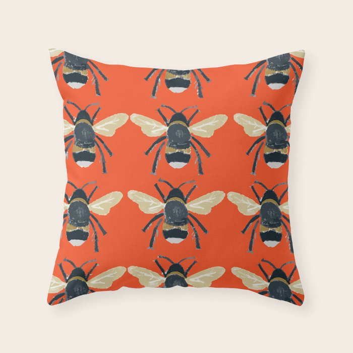 Bee a Dear. Throw Pillow Gallery Image 6