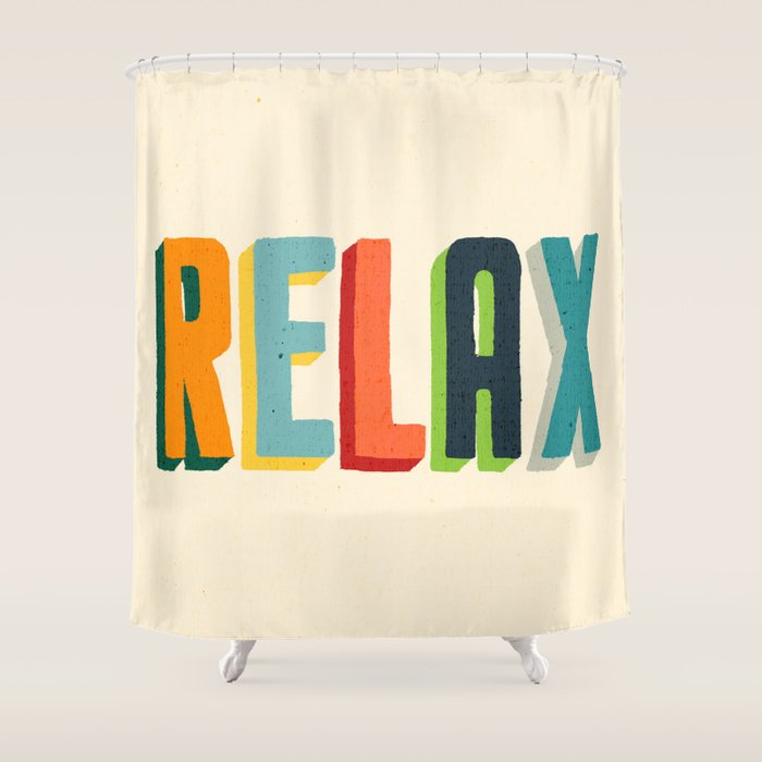Relax Shower Curtain Gallery Image 1