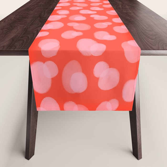 Cute abstract dots Table Runner Gallery Image 1