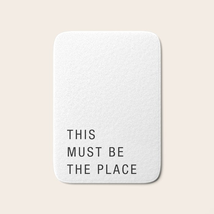 This must be the place Bath Mat Gallery Image 1