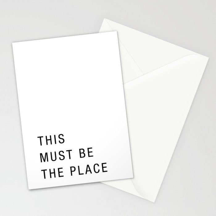 This must be the place Stationery Card Gallery Image 2