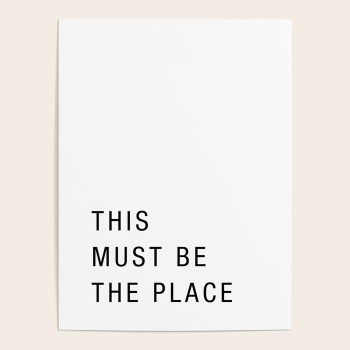 This must be the place Poster Gallery Image 1