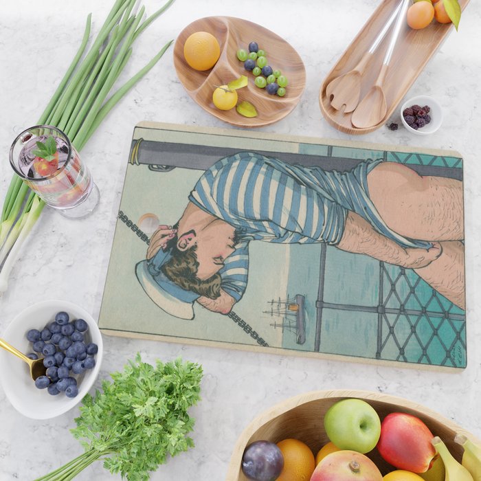Maritime Modesty Cutting Board Gallery Image 2