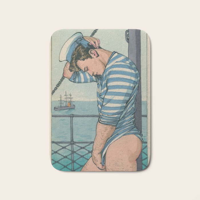 Maritime Modesty Bath Mat Gallery Image 1