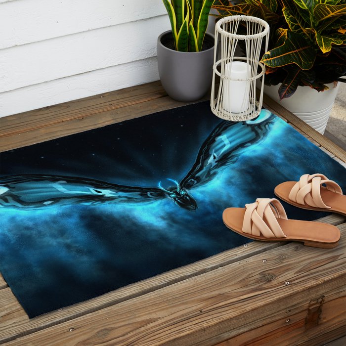 Queen of Monster - Mothra Outdoor Rug Gallery Image 2