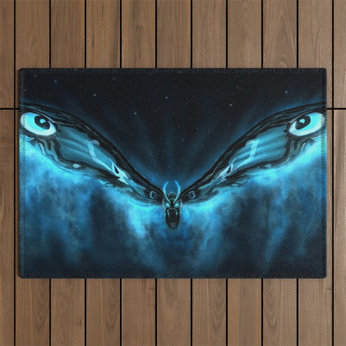 Queen of Monster - Mothra Outdoor Rug Gallery Image 1