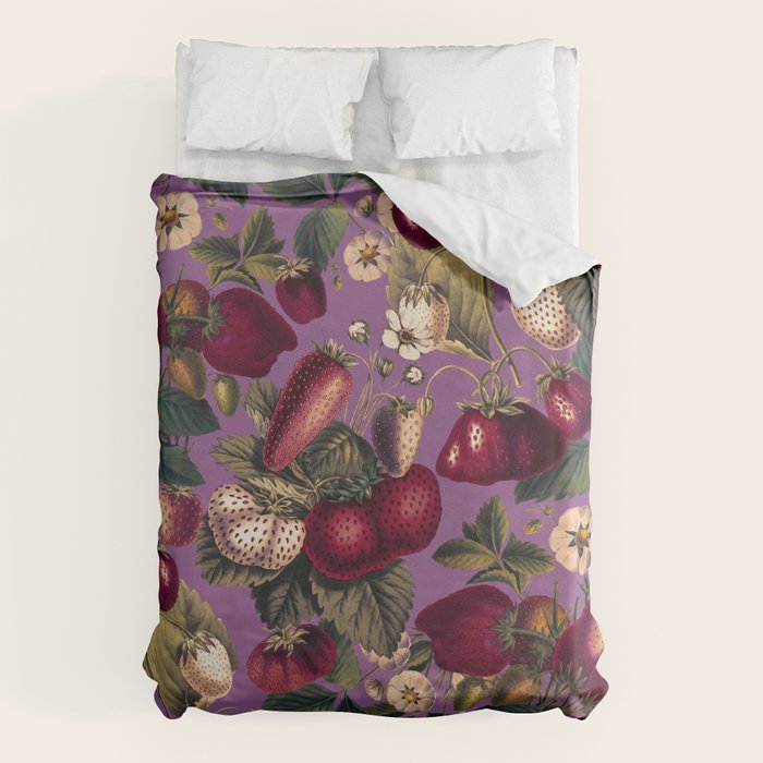Strawberry Fields Forever VI Duvet Cover Gallery Image 6