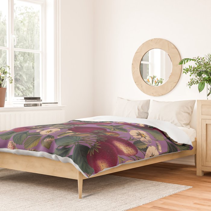 Strawberry Fields Forever VI Duvet Cover Gallery Image 2