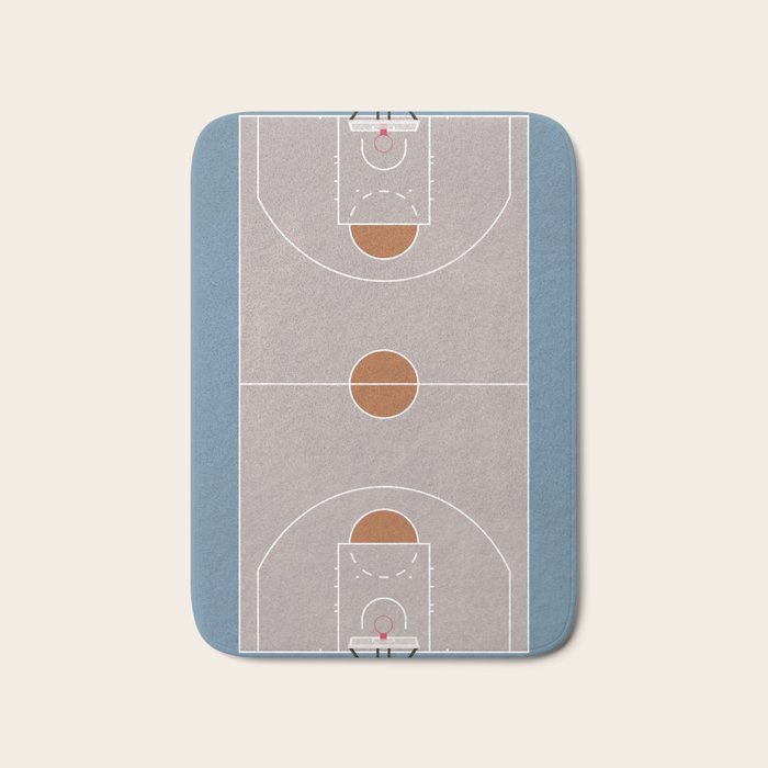 Street Basketball Court  Bath Mat Gallery Image 1