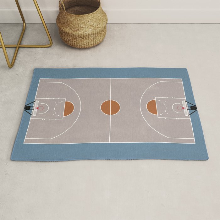Street Basketball Court  Rug Gallery Image 1