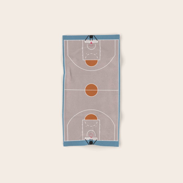 Street Basketball Court  Bath Towel Gallery Image 1