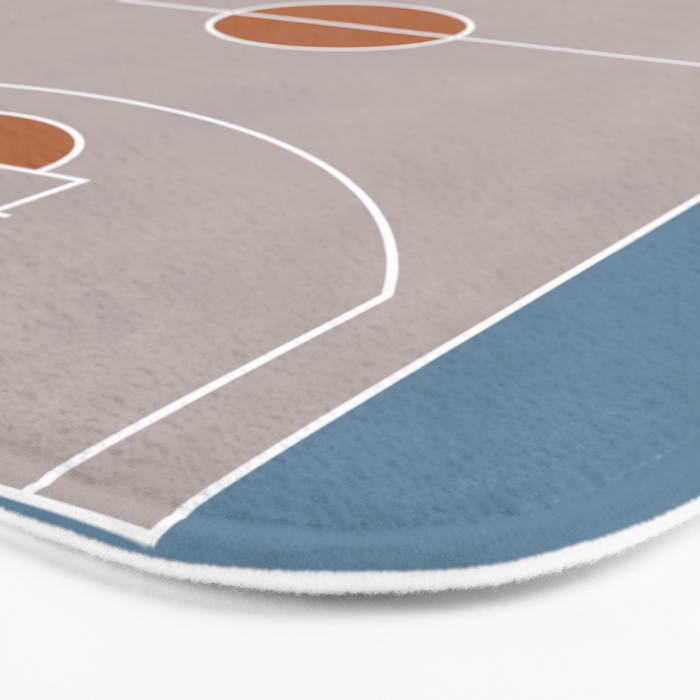 Street Basketball Court  Bath Mat Gallery Image 3