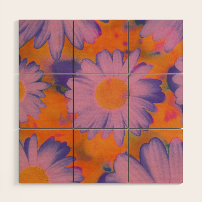 Close Buds Wood Wall Art Gallery Image 1