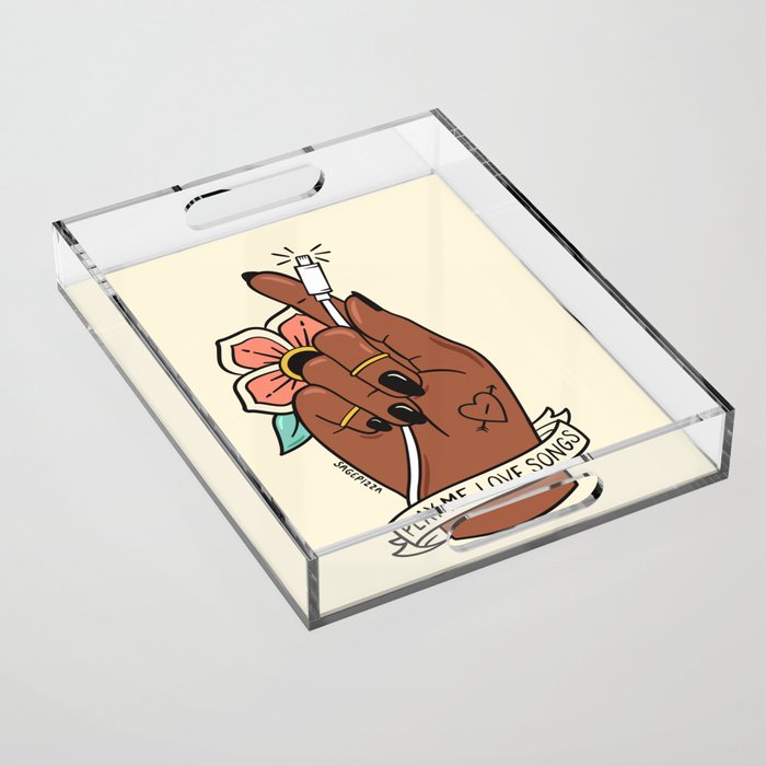 LOVE SONGS Acrylic Tray Gallery Image 1