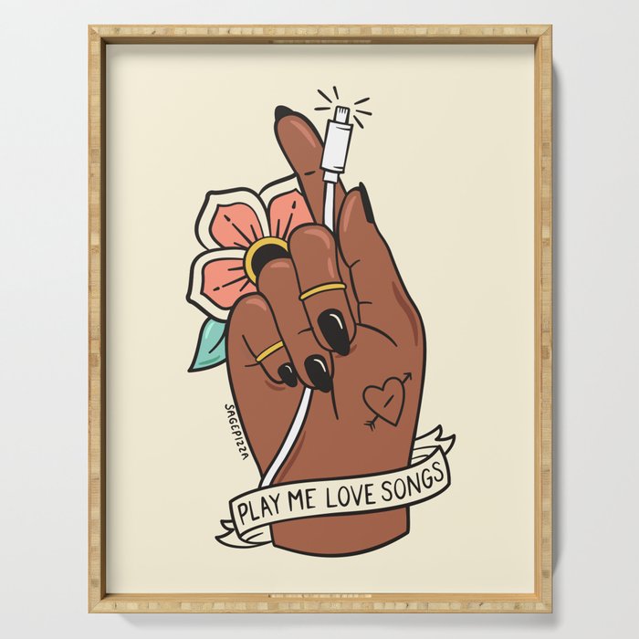 LOVE SONGS Serving Tray Gallery Image 1