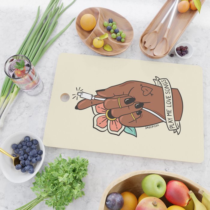 LOVE SONGS Cutting Board Gallery Image 2