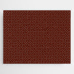 Deep Rich Russet Rust Red-Brown Solid Jigsaw Puzzle Gallery Image 1