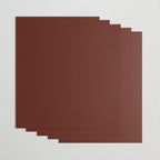 Deep Rich Russet Rust Red-Brown Solid Wrapping Paper Gallery Image 3