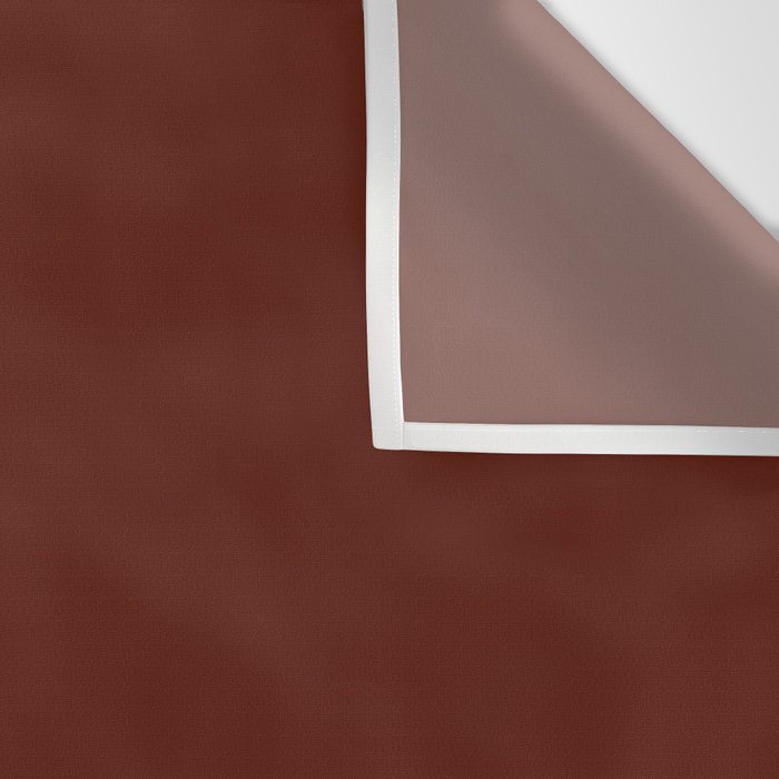 Deep Rich Russet Rust Red-Brown Solid Wall Tapestry Gallery Image 3