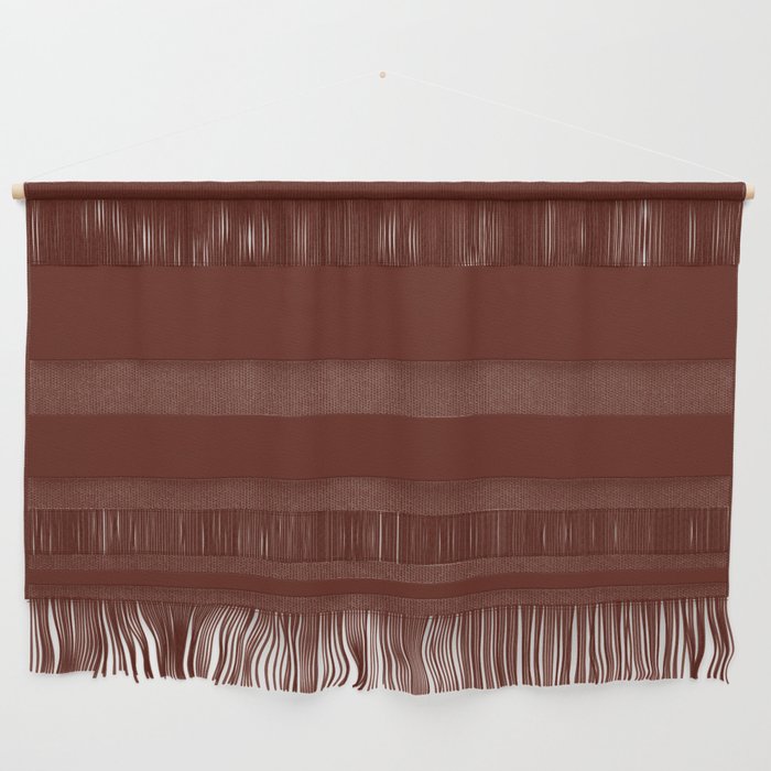 Deep Rich Russet Rust Red-Brown Solid Wall Hanging Gallery Image 1