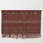 Deep Rich Russet Rust Red-Brown Solid Wall Hanging Gallery Image 1