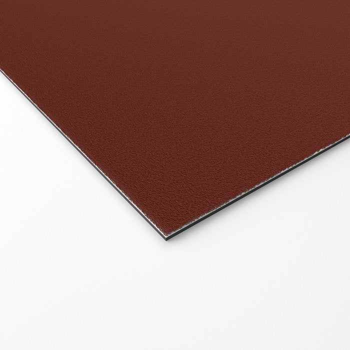 Deep Rich Russet Rust Red-Brown Solid Welcome Mat Gallery Image 2