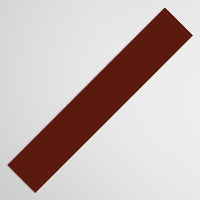 Deep Rich Russet Rust Red-Brown Solid Table Runner Gallery Image 3