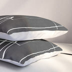 Abstract line art 72 Pillow Sham Gallery Image 3