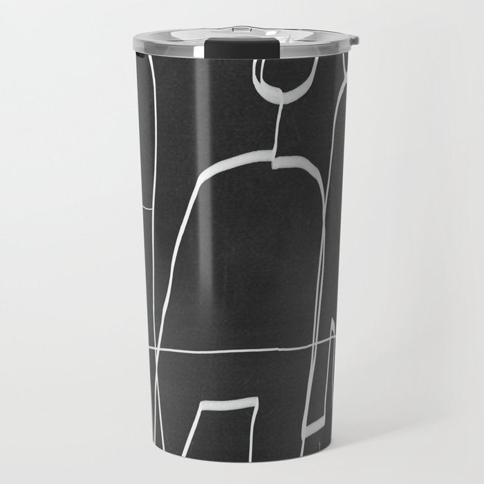 Abstract line art 72 Travel Mug Gallery Image 1