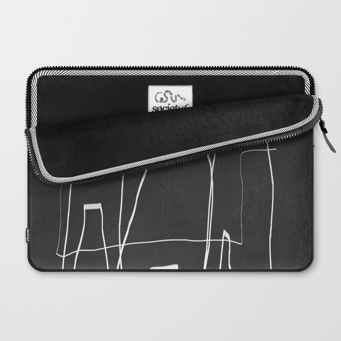 Abstract line art 72 Laptop Sleeve Gallery Image 2
