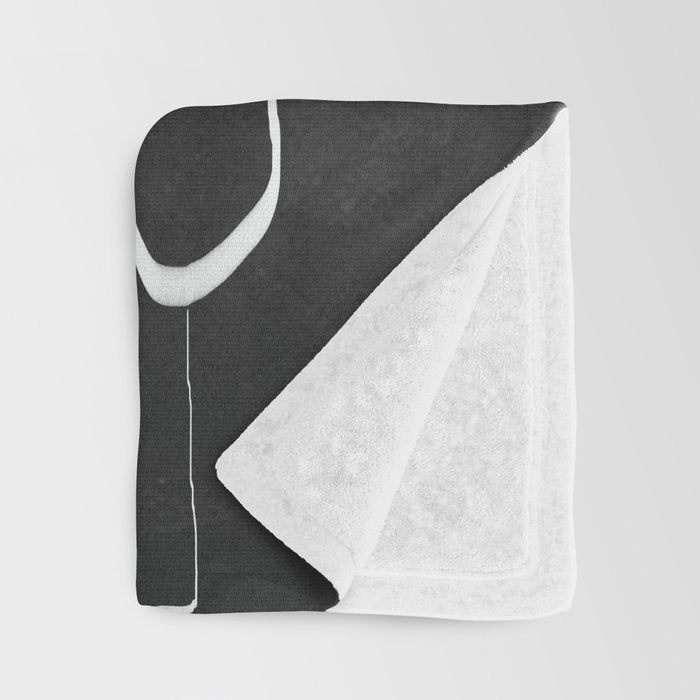 Abstract line art 72 Throw Blanket Gallery Image 3