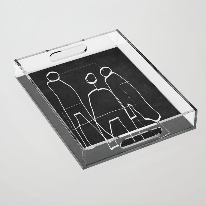 Abstract line art 72 Acrylic Tray Gallery Image 1