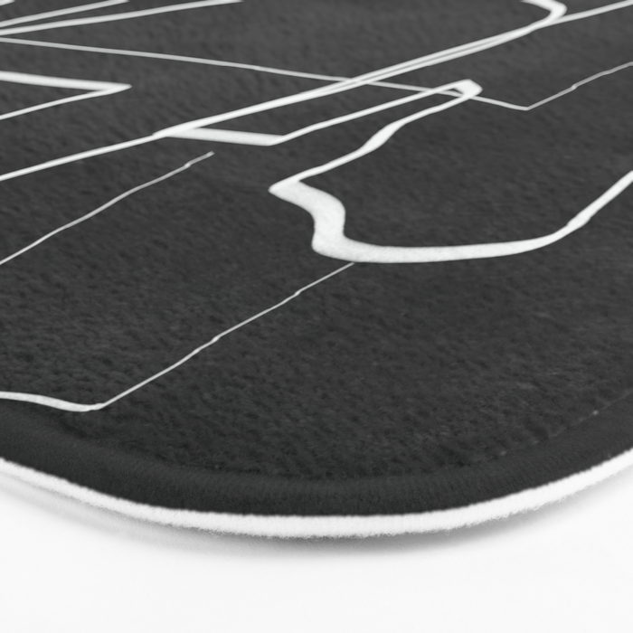 Abstract line art 72 Bath Mat Gallery Image 3