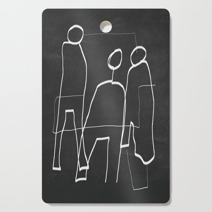 Abstract line art 72 Cutting Board Gallery Image 1
