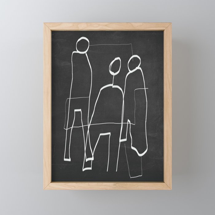 Abstract line art 72 Mini Art Print Gallery Image 1