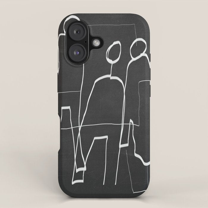 Abstract line art 72 iPhone Case Gallery Image 1