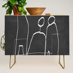 Abstract line art 72 Credenza Gallery Image 1