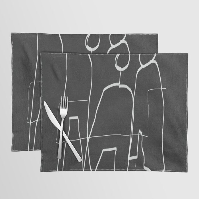Abstract line art 72 Placemat Gallery Image 1