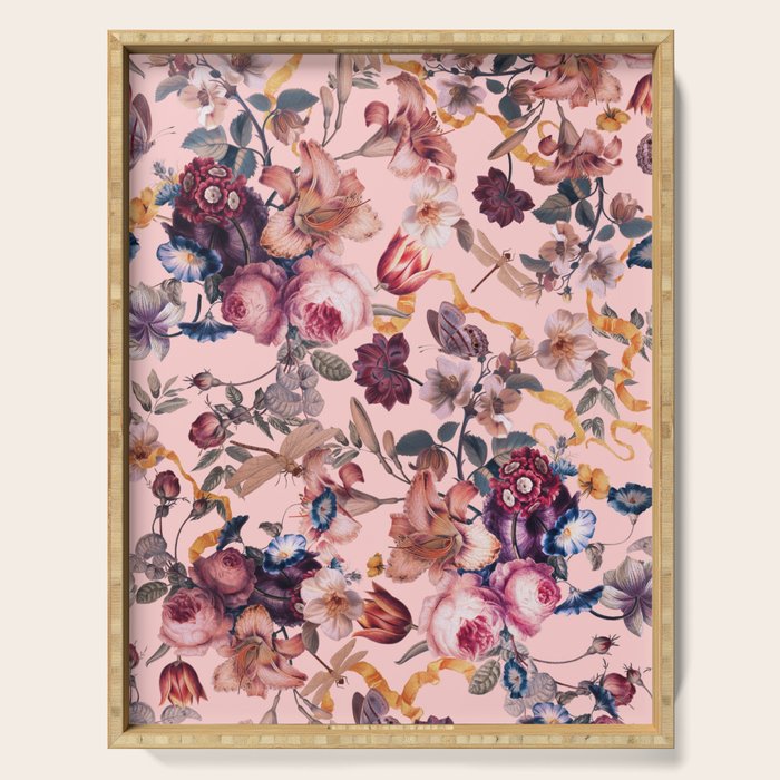 Mystic Blooms III Serving Tray Gallery Image 1