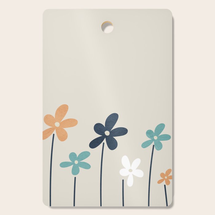 Abstract Flowers 2 Cutting Board Gallery Image 1