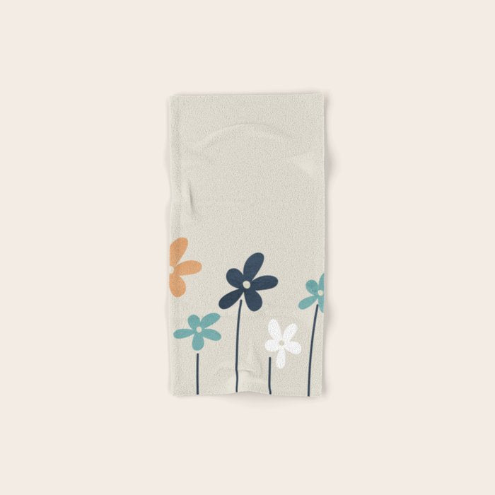 Abstract Flowers 2 Bath Towel Gallery Image 1