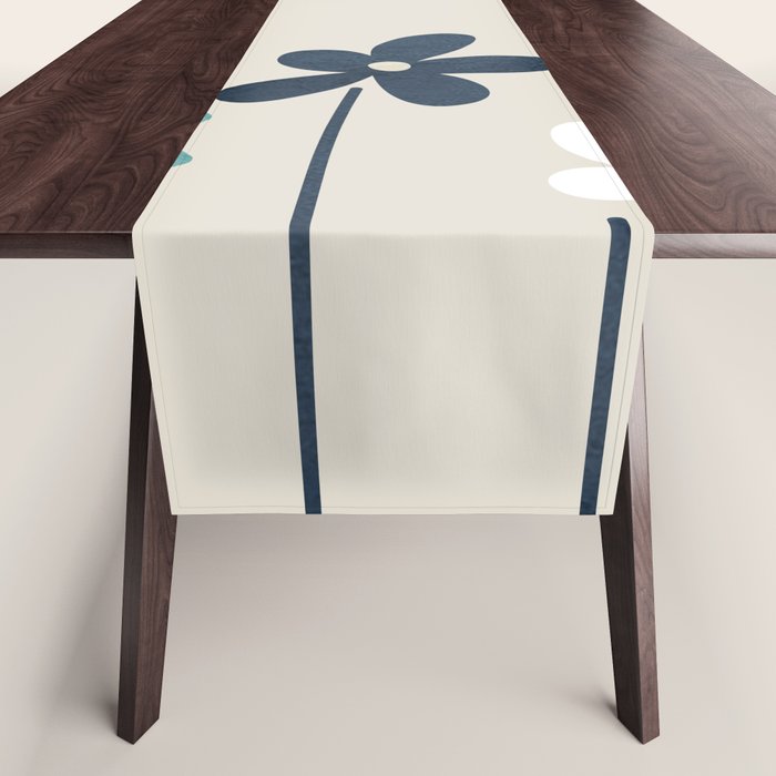 Abstract Flowers 2 Table Runner Gallery Image 1
