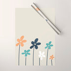 Abstract Flowers 2 Wrapping Paper Gallery Image 1